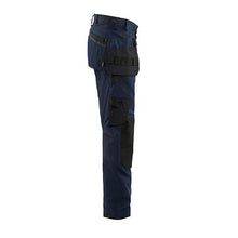 BLAKLADER 175018329900 Craftsman Trousers with stretch, Dary Navy Blue