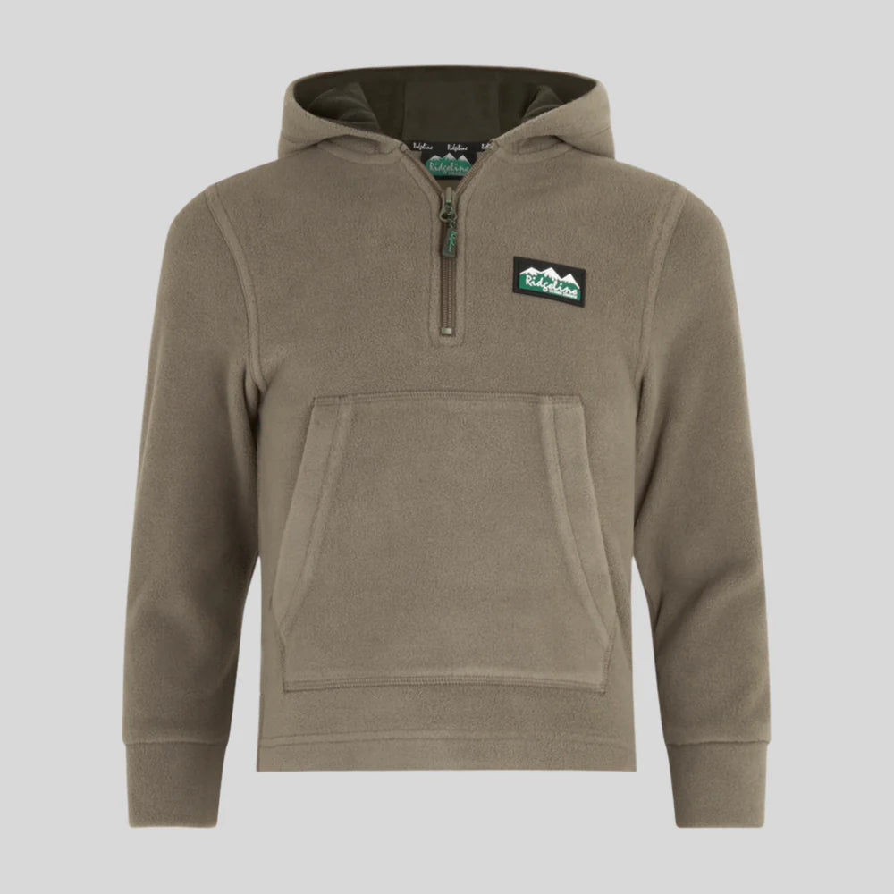 Kids Ballistic Fleece Hoodie Smokey Olive