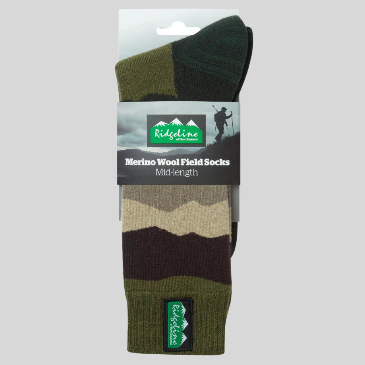 Ridgeline Merino Wool Socks Mid Length
