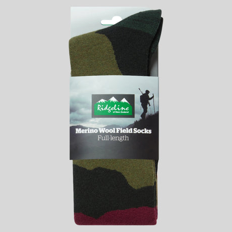 Ridgeline Merino Wool Socks Full Length