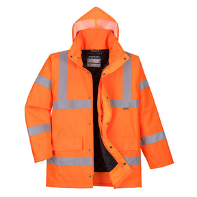 Portwest RT30 Hi-Vis Winter Traffic Jacket Orange