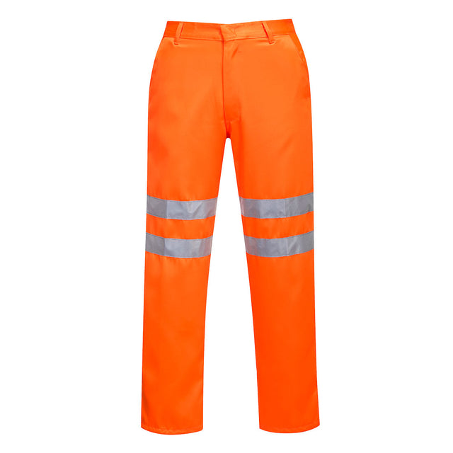Portwest RT45 Hi-Vis Polycotton Service Trousers Orange