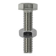 Timco Set Screw & Hex Nut - Stainless Steel