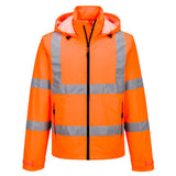 Portwest S164 Hi-Vis Lightweight Packable Jacket Orange