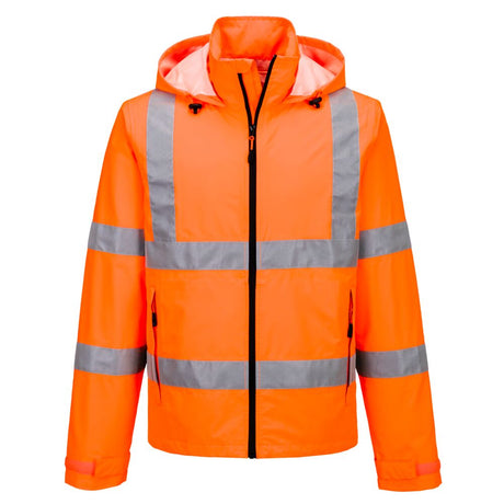Portwest S164 Hi-Vis Lightweight Packable Jacket Orange