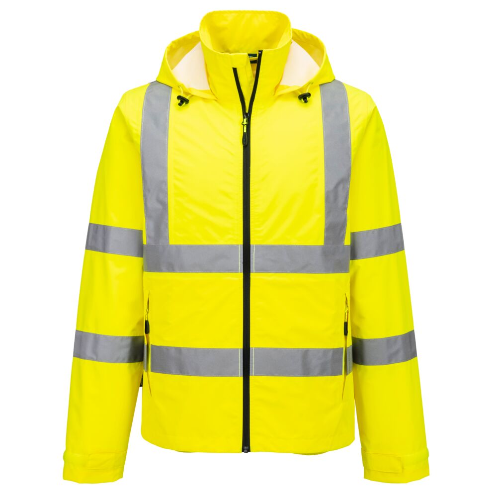 Portwest S164 Hi-Vis Lightweight Packable Jacket Yellow