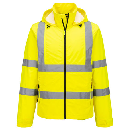 Portwest S164 Hi-Vis Lightweight Packable Jacket Yellow