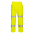 Portwest S165 Hi-Vis Lightweight Packable Trousers Yellow