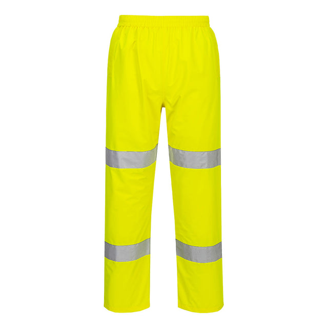 Portwest S165 Hi-Vis Lightweight Packable Trousers Yellow