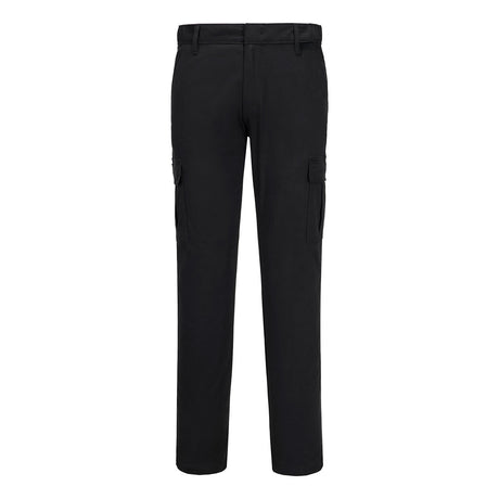 Portwest S231 Stretch Slim Fit Combat Trousers Black