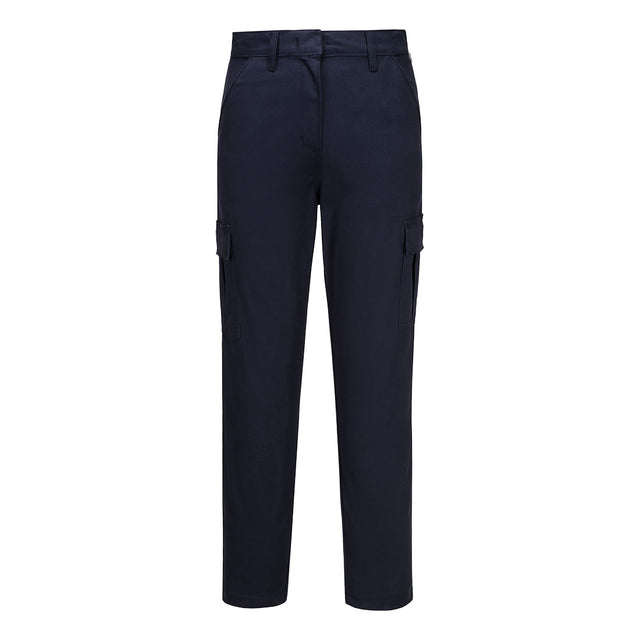 Portwest S233 Women's Stretch Cargo Trousers Navy