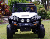 Ranch Wagon 24V Electric Ride On Buggy (White)