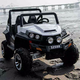 Ranch Wagon 24V Electric Ride On Buggy (White)