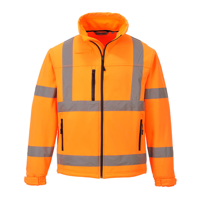 Portwest S424 Hi-Vis Classic Softshell (3L) Orange