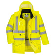 Portwest S427 Hi-Vis Breathable 7-in-1 Traffic Jacket Yellow