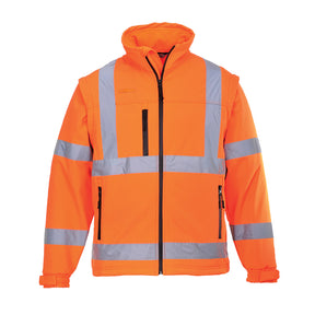 Portwest S428 Hi-Vis 2-in-1 Softshell (3L) Orange