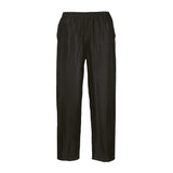 Portwest S441 Classic Rain Trousers Black