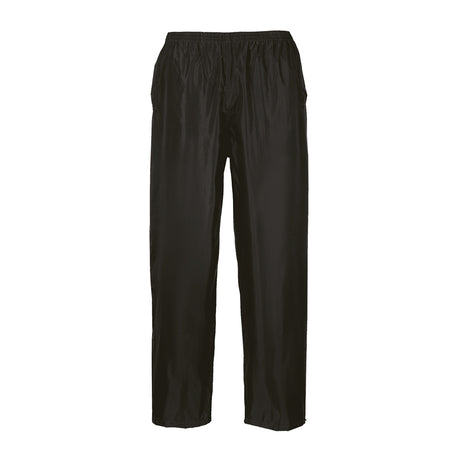 Portwest S441 Classic Rain Trousers Black