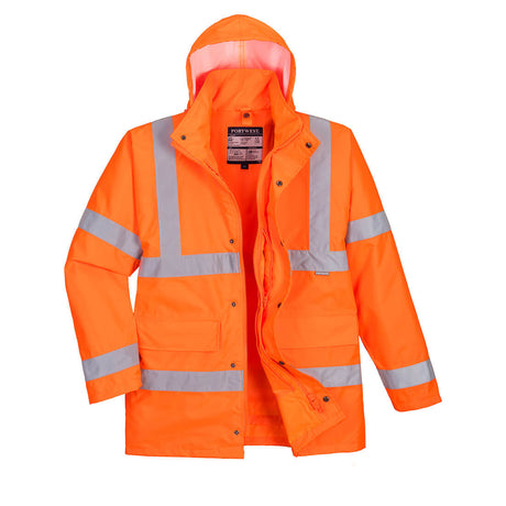 Portwest S468 Hi-Vis 4-in-1 Traffic Jacket Orange