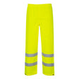 Portwest S480 Hi-Vis Rain Traffic Trousers Yellow