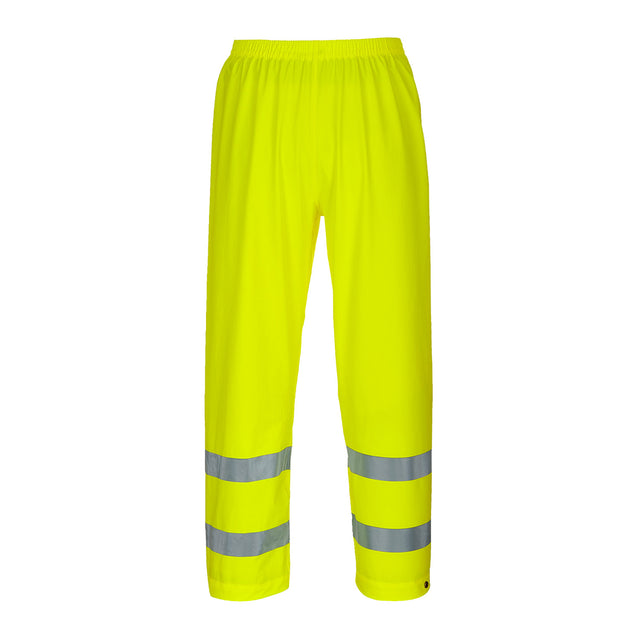 Portwest S493 Sealtex Ultra Hi-Vis Rain Trousers Yellow