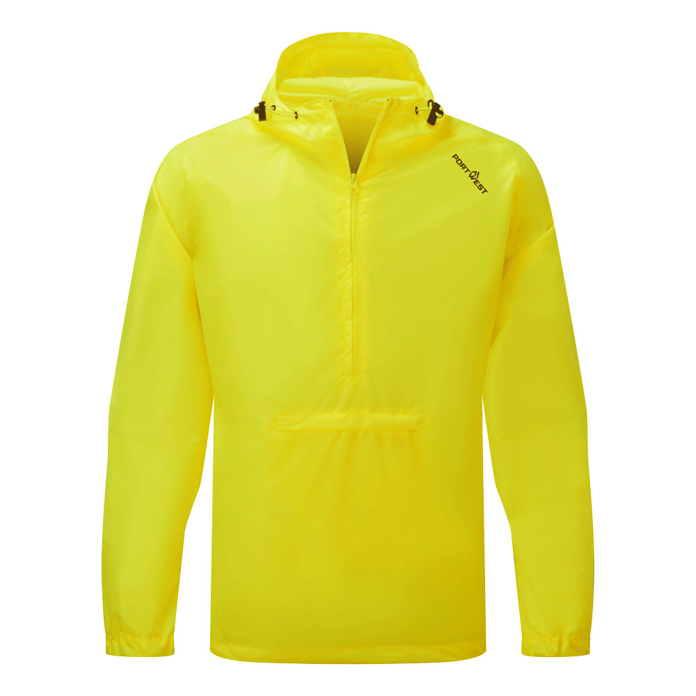 Portwest S603 Packable Overhead Rain Jacket Yellow
