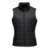 Portwest S607 Professional Women's Insulated Baffle Gilet Black
