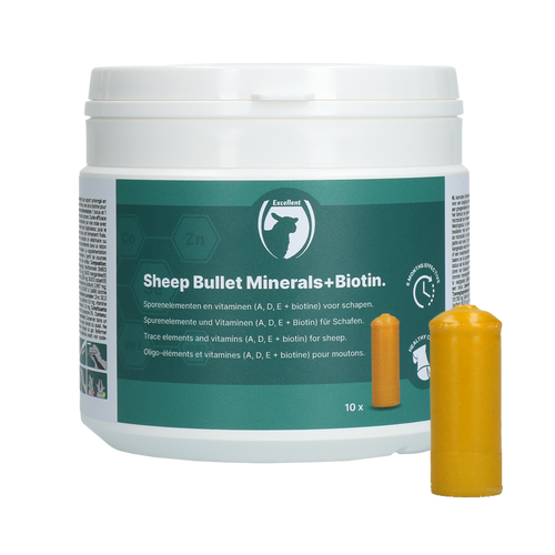 Excellent Sheep Bullet Minerals + Biotin 10 pieces