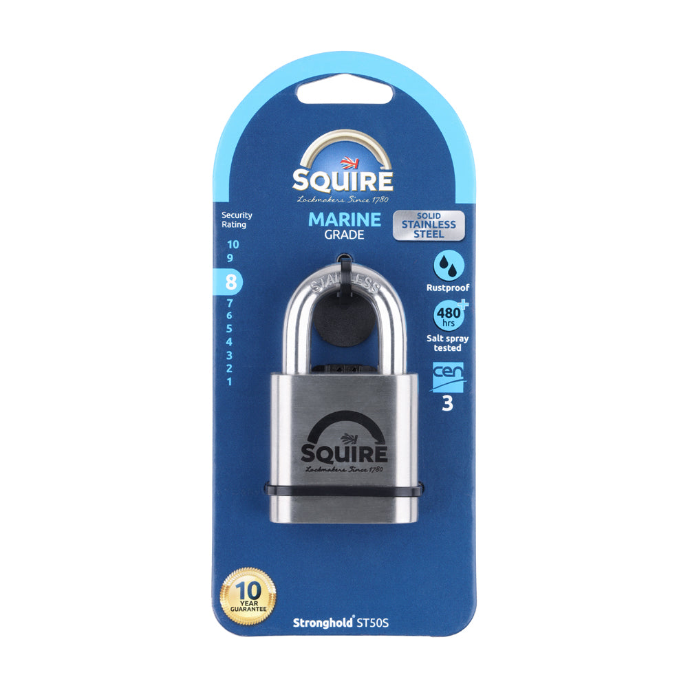 Squire Stronghold® Marine Grade Stainless Steel Padlocks