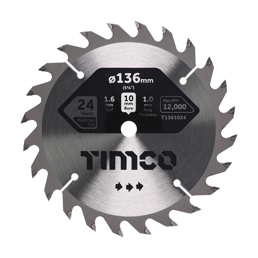 Timco Hand-Held Cordless Circular Saw Blades