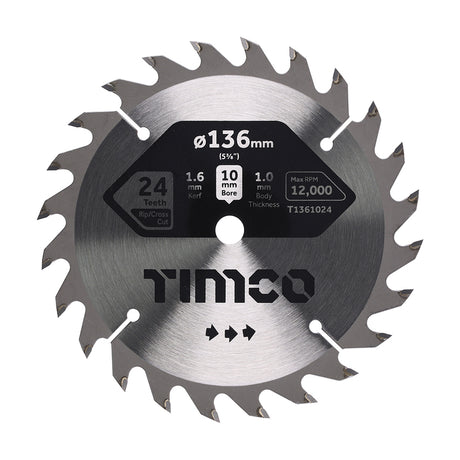 Timco Hand-Held Cordless Circular Saw Blades