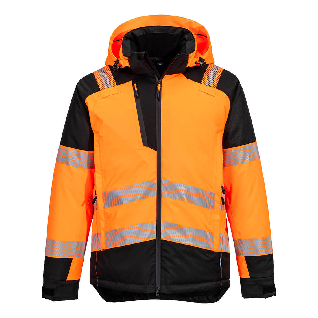 Portwest T160 PW3 Hi-Vis Winter Jacket Orange/Black