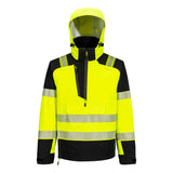 Portwest T161 PW3 Hi-Vis Overhead Rain Jacket (3L) Yellow/Black