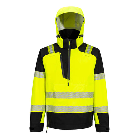 Portwest T161 PW3 Hi-Vis Overhead Rain Jacket (3L) Yellow/Black