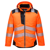 Portwest T400 PW3 Hi-Vis Winter Jacket Orange/Black