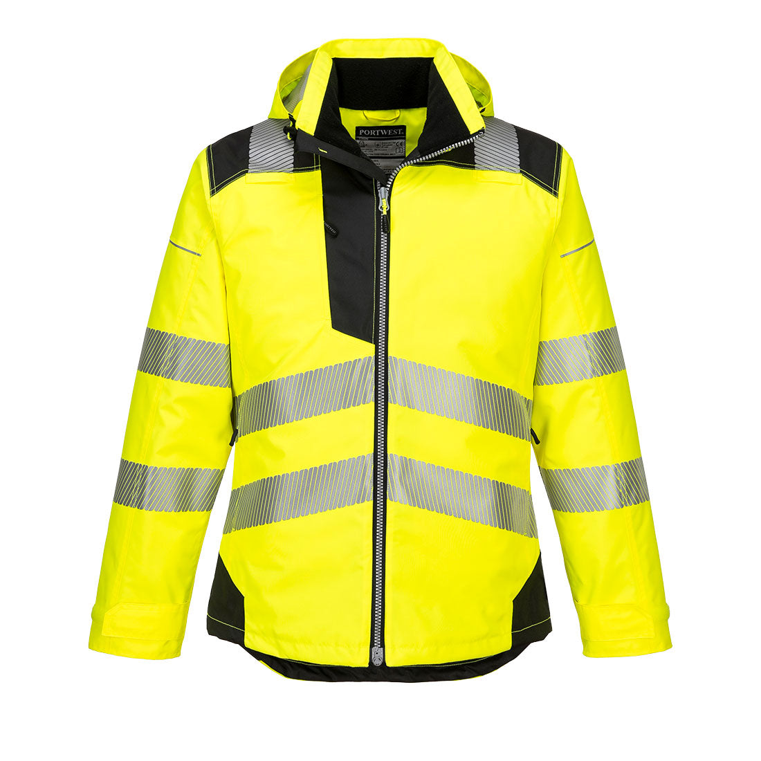 Portwest T400 PW3 Hi-Vis Winter Jacket Yellow/Black