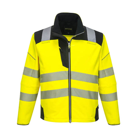 Portwest T402 PW3 Hi-Vis Softshell (3L) Yellow/Black