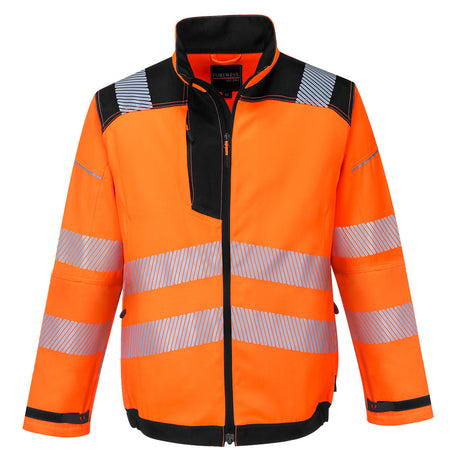 Portwest T500 PW3 Hi-Vis Work Jacket Orange/Black