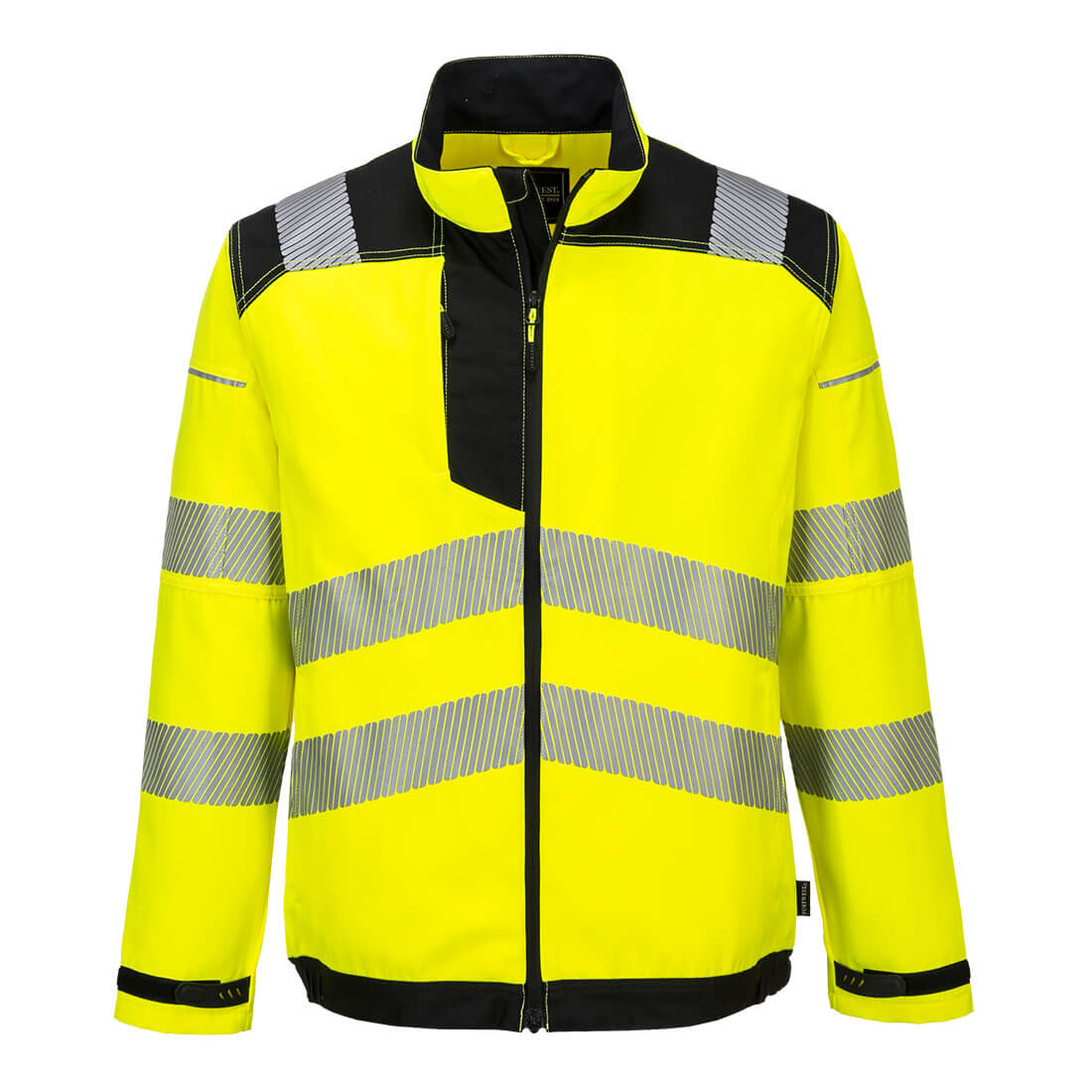 Portwest T500 PW3 Hi-Vis Work Jacket Yellow/Black
