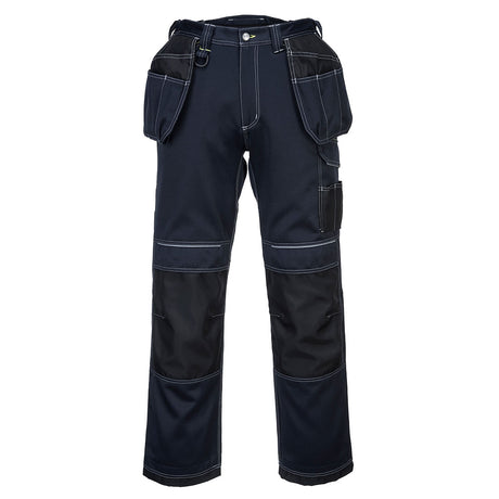 Portwest T602 PW3 Holster Work Trousers Navy/Black