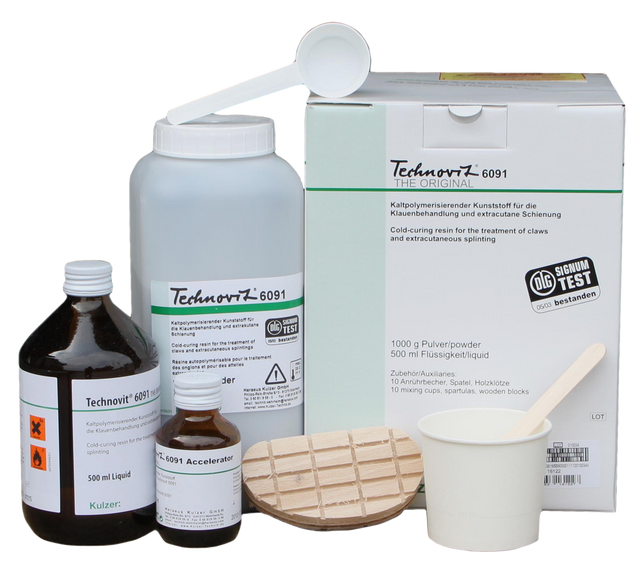 Technovit 6091 Hoof Block Kit - 10 treatments