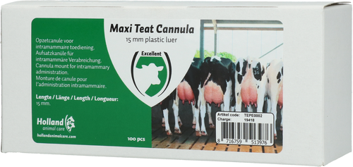 Excellent Maxi Teat Cannula 15 mm (100)