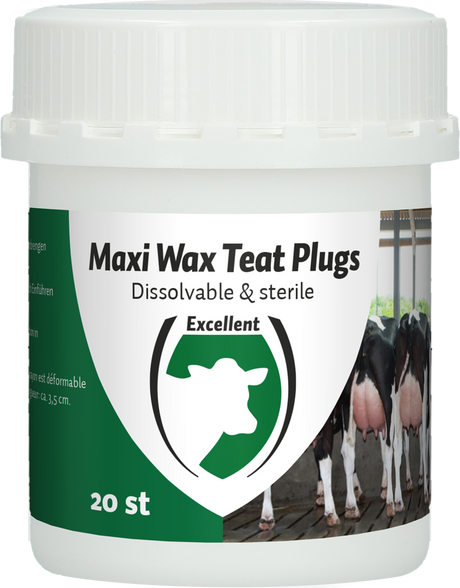 Excellent Maxi Wax Teat Plugs