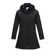 Portwest TK42 Carla Women's Hooded Softshell Jacket (3L) Black