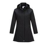 Portwest TK42 Carla Women's Hooded Softshell Jacket (3L) Black
