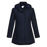 Portwest TK42 Carla Women's Hooded Softshell Jacket (3L) Navy