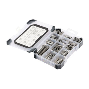 Timco Mixed Set Screws, Nuts and Washers Tray