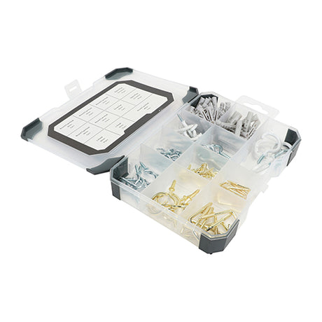 Timco Mixed Hooks & Eyes Tray