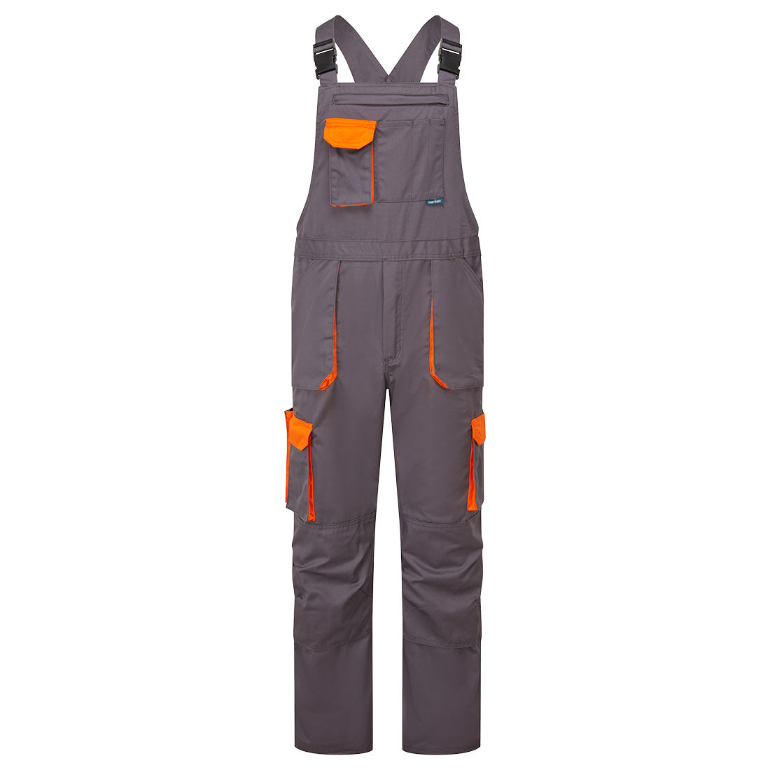 Portwest TX12 Portwest Texo Contrast Bib and Brace Grey