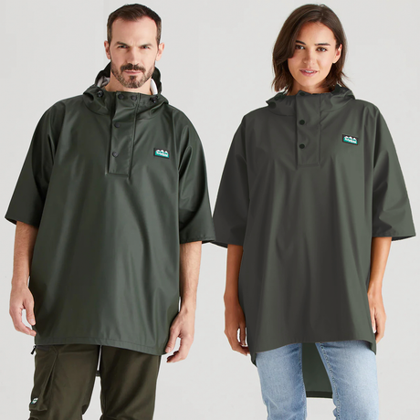 Ridgeline Signature Poncho – Deep Forest